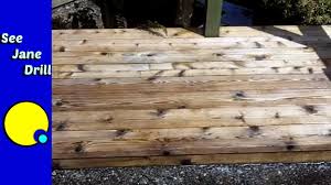 Tried a deck cleaner from home depot and it helped but the marks are still there. Simple Easy Diy Deck Cleaning Solution Youtube