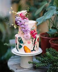 wedding cake with watercolor style wedding cake options pumpkin spice cake cake creations