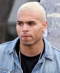 Chris Brown Cabelo Platinado Masculino Cabelo Masculino Barba E Cabelo