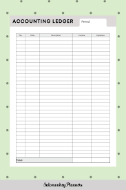 A blank expense report is a great place to begin for an employee or small business owner who is just starting out. Printable Accounting Ledger Bookkeeping Journal For Small Businesses Log For Income And Expenses Small Business Bookkeeping Bookkeeping Daily Work Planner