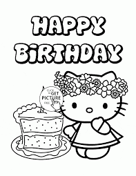 Hello kitty coloring pages] top 25 mickey mouse coloring pages for kids: Hello Kitty Single Birthday Cake Coloring Page For Kids Holiday Coloring Pag Birthday Coloring Pages Happy Birthday Coloring Pages Hello Kitty Colouring Pages