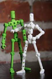 3ders Org Build Your Own Fantastical Characters With 3d Printed Modular Action Figures Modibot 3d Printer News 3d Printin Action Figures Prints Cool Toys