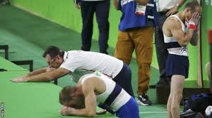 Guest, marian dragulescu, youna dufournet, britta heidemann, samir ait said, emilie le pennec and jochen farber attend the 30th sportel monaco sports. Rio 2016 Gymnast Samir Ait Said Breaks Leg During Olympic Vault Bbc Sport