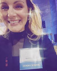 Whirlwind trip to NYC to accept the highest honor in broadcast journalism🍎  The duPont Columbia Award. I am in awe. KFOR was recognized for deep  reporting; 20 years of truth telling about