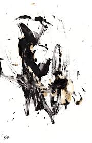 Black And White Contemporary Artwork Black And White Modern Art Abstract Original 11x17 Painting Contemporary Minimalism 10126 110409 Modern Art Abstract Contemporary Abstract Art White Art Painting