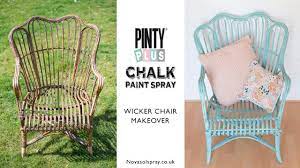 Spray paint hits every angle How To Paint Wicker Pintyplus