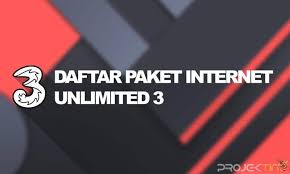 Cara membeli paket unlimited 24 jam selamanya ikut masa aktif kartu tri three kuota data gratis unli. 7 Paket Unlimited 3 2021 Dan Fup Paket Internet Tri Projektino