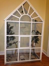 Another Aviary Built From The Ground Up Made Of Pine For The Frame Muhabbet Kuslari Kus Kafesi Kus