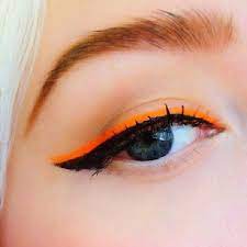 These Colorful Eye Makeup Trends Will Catch Your Eye These Looks Are Trendy Like Crazy Right Now Especially Orange Makeup Colorful Eye Makeup Colorful Makeup