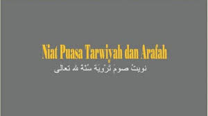 Check spelling or type a new query. Niat Puasa Sunah Tarwiyah Dan Arafah Yang Dilaksanakan 9 10 Agustus Jelang Idul Adha Tribun Jogja