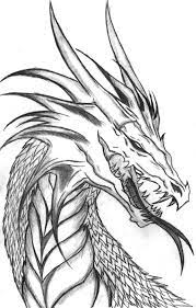 Dragon Head Side Profile By The Musedragon On Deviantart Cool Dragon Drawings Dragon Coloring Page Dragon Drawing