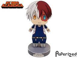 Paperized Crafts My Hero Academia Shoto Todoroki Papercraft Anime Paper Anime Crafts Paper Crafts