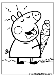 Peppa pig coloring pages will introduce your children to the heroes of a fun and informative cartoon series that children of all ages love. Peppa Pig Coloring Pages