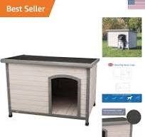 Sturdy Natura Classic Dog House for Pets Up to 95 lbs ...