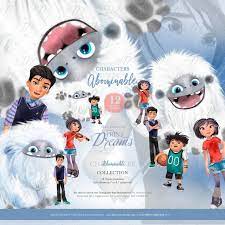 Abominable Clipart Abominable Characters Abominable Paper Etsy In 2021 Clip Art Movie Birthday Party Illustration Print
