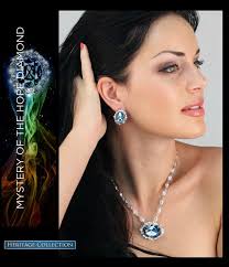 Hope Diamond Earrings Blue Diamond Cz Heritage Jewelry