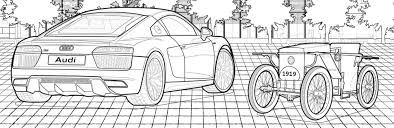 Right now, i propose jaguar coloring pages printable for you, this post is similar with hard coloring pages flowers adults. Quarantine Got You Down Check Out Audi S Free Coloring Book Or Tour A Virtual Car Museum Carscoops