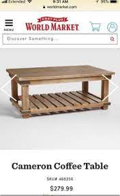 Perhaps you can have someone cut a rectangular opening in the top of the coffee table and add a thin, narrow wood trim that would hold a glass insert in place. World Market Coffee Table For Sale In Snohomish Wa Offerup