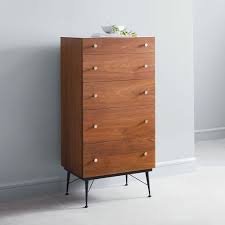 Mid-century 5-drawer Dresser - Narrow West Elm Furniture Furniture Sale Playroom Storage Furniture