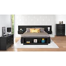 Prepac Floating Headboard With Nightstands King Bed Size Black Bhhk 0520 2k Rona Marco island queen bed, night stand and chest.