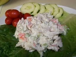 Creamy Crab Salad Recipe Creamy Crab Seafood Salad Imitation Crab Recipes