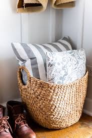 The wicker woven tray makes a decorative piece for home decor. 66 Wicker Baskets And Cubbies Ideas For Storage Shelterness