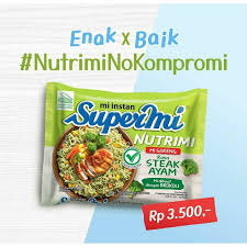Yuk jadi yang pertama tau diskon & penawaran terbaik dari jd.id. Supermi Nutrimi Rasa Steak Ayam 80gr Shopee Indonesia