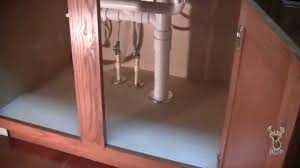 If you find water under the cabinet you will need to determine where the a water drip will reveal itself as a damp spot on the paper towel, leading you to the source of the water leak directly above. An Example Of A Cabinet Bottom Repair 1080p Youtube