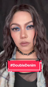 MAC TREND #DOUBLEDENIM with Lustreglass Lipstick- Alone Time @maccosmetics  #maccosmetics #maccosmeticssg #macalonetime #bluemakeup