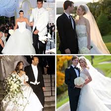 Follow along for 13 celebrity brides who wore surprisingly simple dresses on their wedding day: 10 Celebrities Who Wore Vera Wang On Their Wedding Day