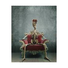King skeleton sitting at the throne wallpaper / dreamstime is the world`s largest stock photography community. Skeleton King Poster Pixers We Live To Change