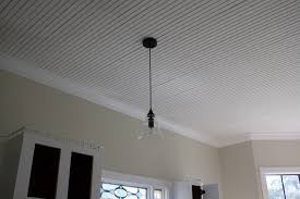 kitchen tongue & groove ceiling diy