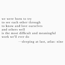Sleeping At Last Atlas Nine Sleeping At Last At Last Lyrics Uncommon Words