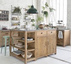 Ilot Central En Pin Recycle Pagnol Meuble De Cuisine Maisons Du Monde Iziva Com Meuble Cuisine Deco Campagne Chic Cuisines Maison