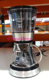 Aug 18, 2021 · the cuisinart grind and brew is one of the cheapest coffee makers with a grinder attached, but it does sacrifice the more expensive burr grinder to keep that price low. Costco Sale Cuisinart Automatic Cold Brew Coffeemaker 58 99 Cold Brew Coffee Maker Cuisinart