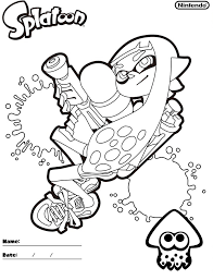 That picture has so much colour for you to pull from! Splatoon Coloring Pages Best Coloring Pages For Kids