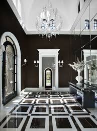 Black And White Interior House Design Salcito Custom Homes Luxe Interiors Design Black And White Hallway Luxe Interiors White Houses