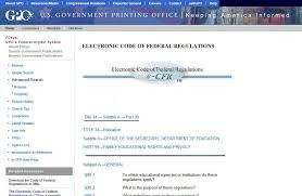 Information About Family Education Rights And Privacy Right To Education Code Of Federal Regulations Family Education