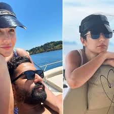 This new romantic picture of Vicky Kaushal and Katrina Kaif from their  beach vacay leaves fans asking for more