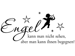 Wandtattoo Engel Kann Man Nicht Sehen Klebeheld De