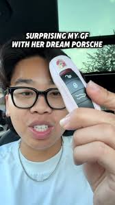 She got a Porsche before I did