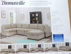 The modular design of a sectional offers the freedom to rearrange your room to fit your changing needs. Costco Thomasville 6 Pc Modular Fabric Sectional 999 99 Modular Sectional Fabric Sectional Sectional
