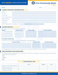 Maybe you would like to learn more about one of these? Fillable Online Fcb Mobile Banking Application Form First Community Bank Fax Email Print Pdffiller