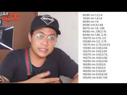 Kamis, 12 september 2019 berapa tekanan angin yang pas untuk ban motor? Cara Memilih Saiz Tayar Motosikal Youtube