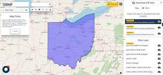 Miami County Indiana Gis Download Ohio State Gis Maps Boundary Counties Rail Highway