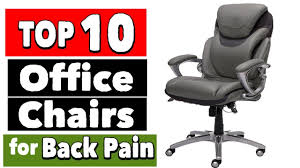 5 of the best office chairs for lower back pain under $300. 10 Best Office Chairs For Lower Back Pain Youtube