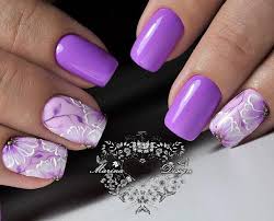 Much of the aboriginal consequence about a woman is created during the antecedent 20 seconds. 45 Purple Nail Art Designs Cuded