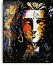 Handmade Painting Digitized Millions Of Unique Designs By Independent Artists Find Your Thing In 2020 Lord Shiva Painting Lord Shiva Sketch Shiva Art