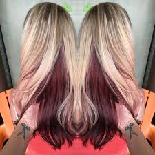 We have gathered 20 beautiful, innovative blonde hair ideas that are sure to wow your friends and family. Peekaboo Highlights Black Hair With Blonde Underlayer Novocom Top