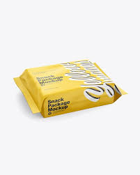 Download Snack Package Mockup Half Side View High Angle Shot In Flow Pack Mockups On Yellow Images Object Mockups Mockup Free Psd Free Psd Mockups Templates Mockup Psd